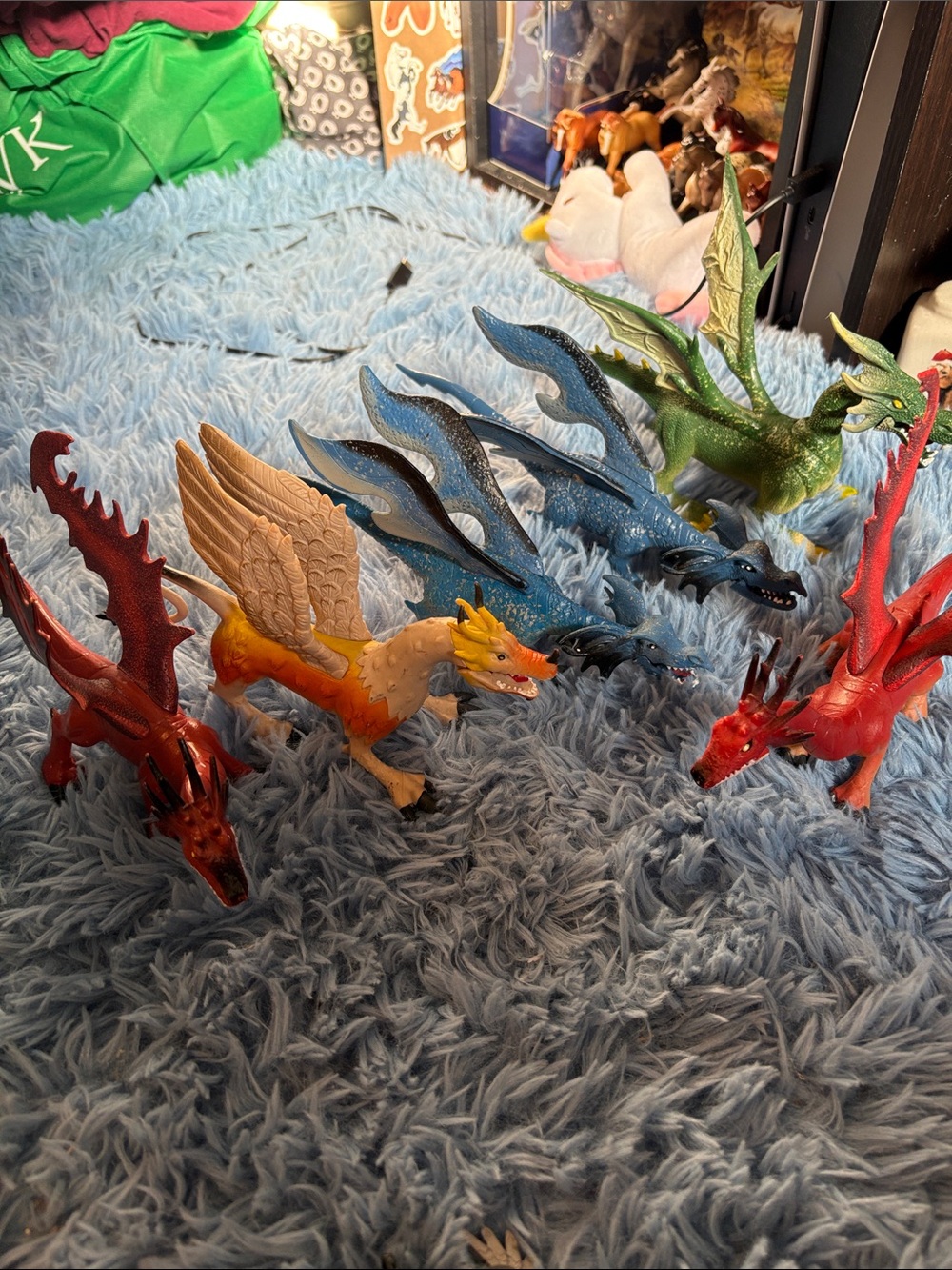 Assorted Dragon Toy Figures - Multicolor Kids Toy Pack